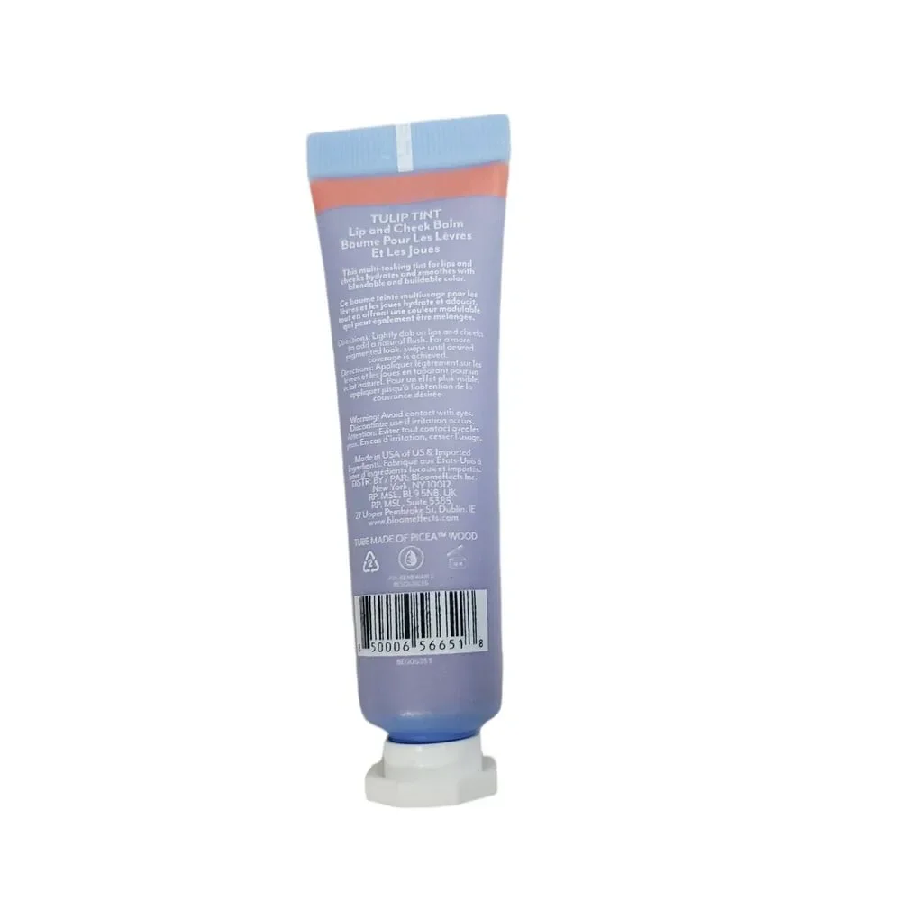 BloomEffects Tulip Tint Lip & Cheek Balm 0.45oz Crispa Coral
